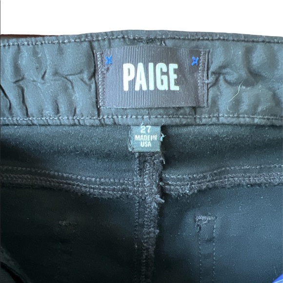 PAIGE Transcend Wyatt Ankle Lace-Up Midrise Skinny Jeans - Picture 9 of 11